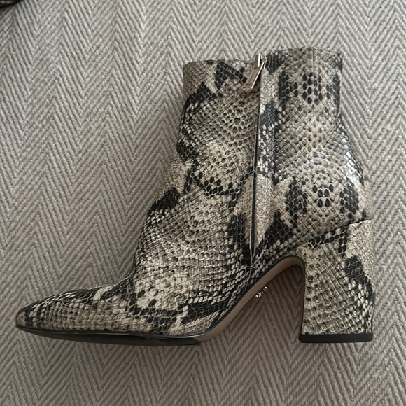 Sam Edelman faux snake skin booties - Picture 4 of 10